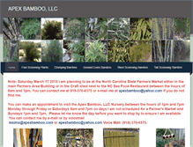 Tablet Screenshot of apexbamboo.com